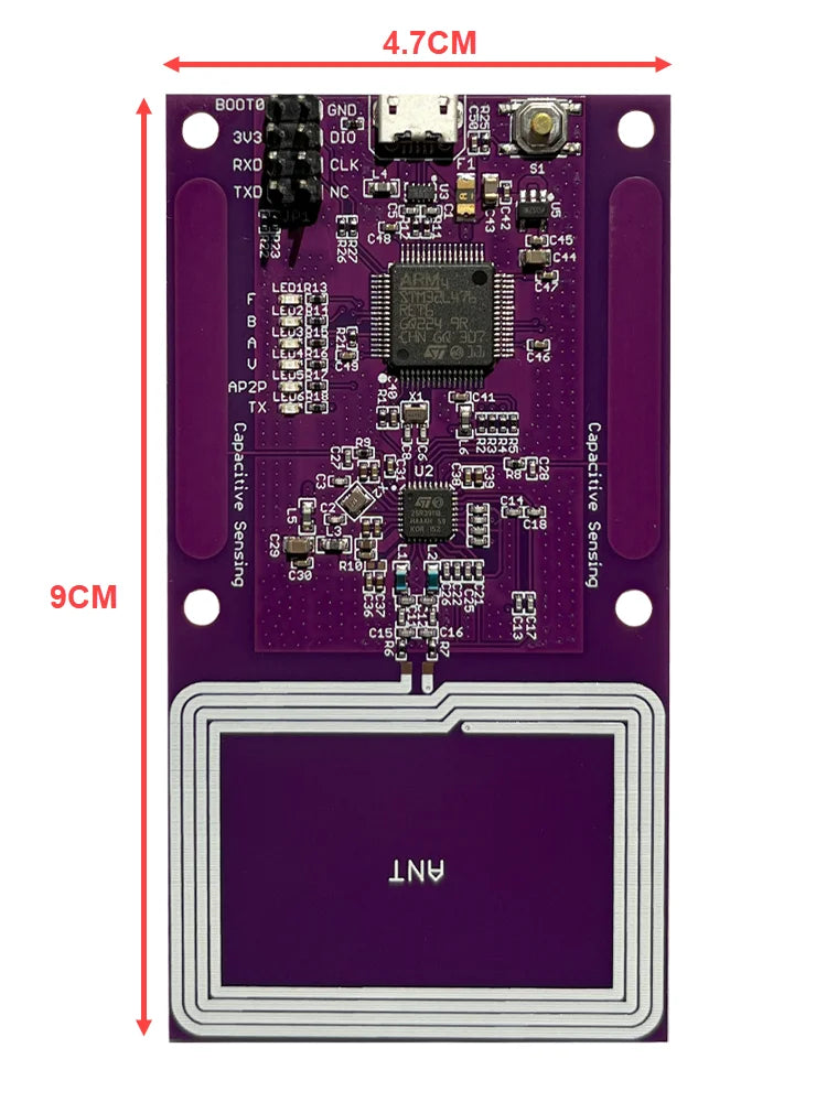 ST25R3911B NFC Dev Board with STM32L4 MCU Open Source Module for RFID/IoT Projects Supports STM32 & ST25DV