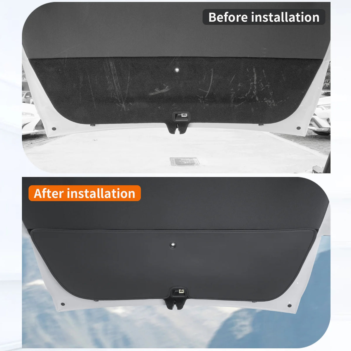 Tesla Model YL 6-Seater Trunk Tailgate Dust Pad Rear Trunk Sill Protector Mat