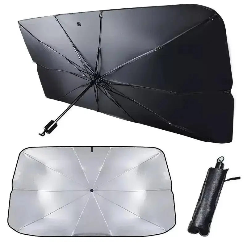 Car Windshield Sunshade Umbrella Folding Front Window Sun Shade Parasol, 1pc Small/Large