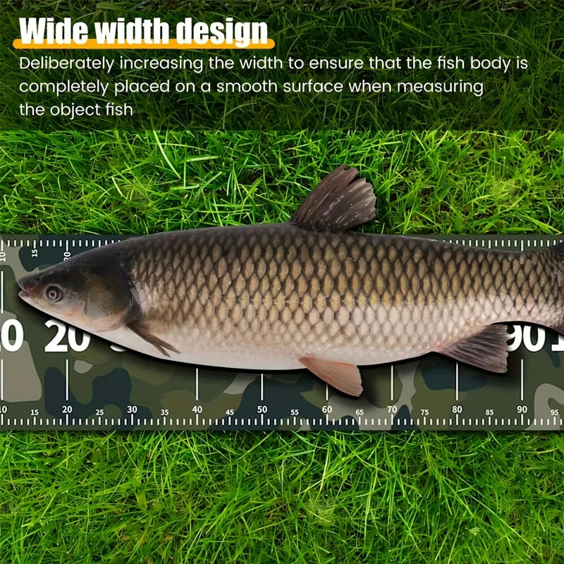 1pc 109.22cm Waterproof PVC Fishing Ruler - Durable Measuring Tape for Boats, Kayaks & Marine Use