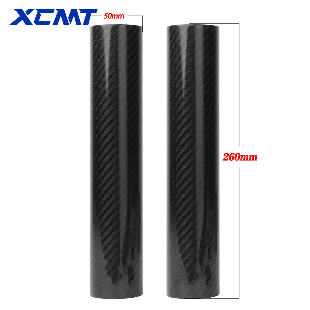 Motorcycle 160-260MM Carbon Fiber Adjustable Front Fork Shock Guard Protector For KTM EXC SX SXF XC XCF XCW 125 250 350 450 530