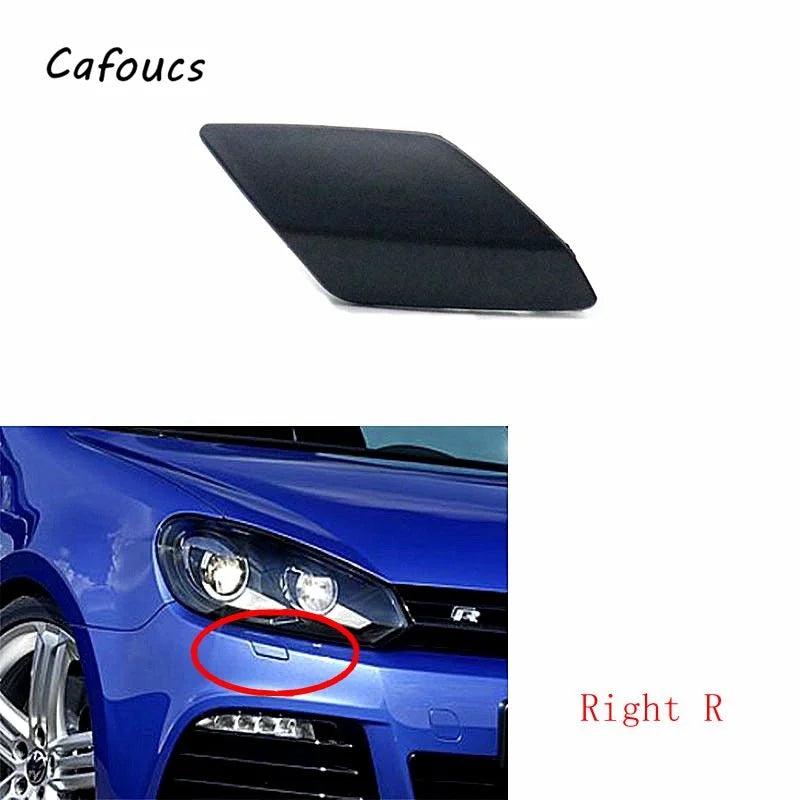 Car Front Bumper Headlight Washer Nozzle Cover Cap For VW Golf 6 R MK6 2009-2013 5K0955110G