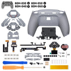 eXtremeRate SPARK PS5 DualSense Back Paddles Kit, 4 Remappable Buttons, Rubberized Black