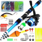 Ultra short rod wheel set 1.8m children's fishing rod and gear set