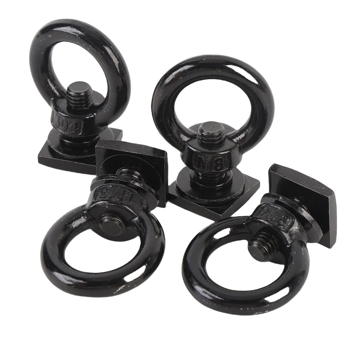 T Bolt Eye Nut Kit Stable Support Stainless Steel T Track Mount Tie Down  High Hardness for Holding Tie Down Straps