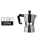 Mocha Coffee Pots Italian Aluminum Octagonal Pot Coffee Cup Maker Tea Maker Portable Coffee Maker