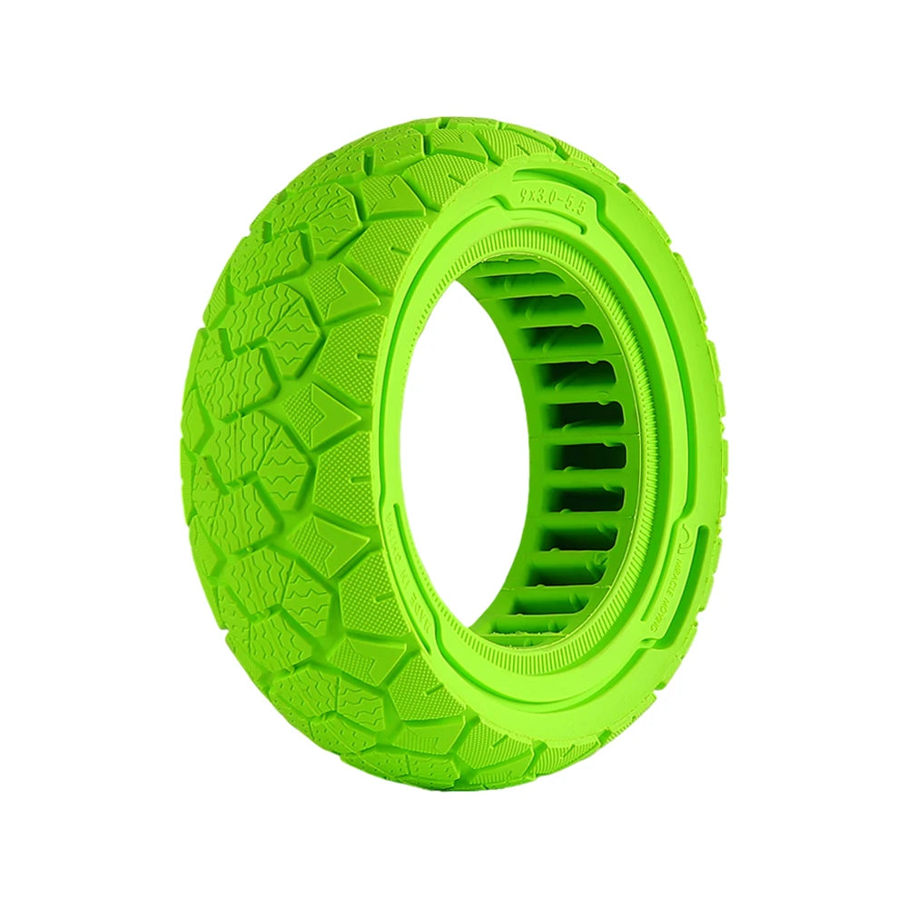 For Kugoo Kukirin G2 Pro Electric Scooter Off Road Solid Multi Colors Tire 9*3.0-5.5 Anti Slip Rubber Tyre No Inflation Needed