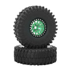 Metal 1.9 Beadlock Wheel Rim Tires Set for 1/10 RC Crawler Car Axial SCX10 III AXI03007 90046 TRX-4 Redcat GEN 8