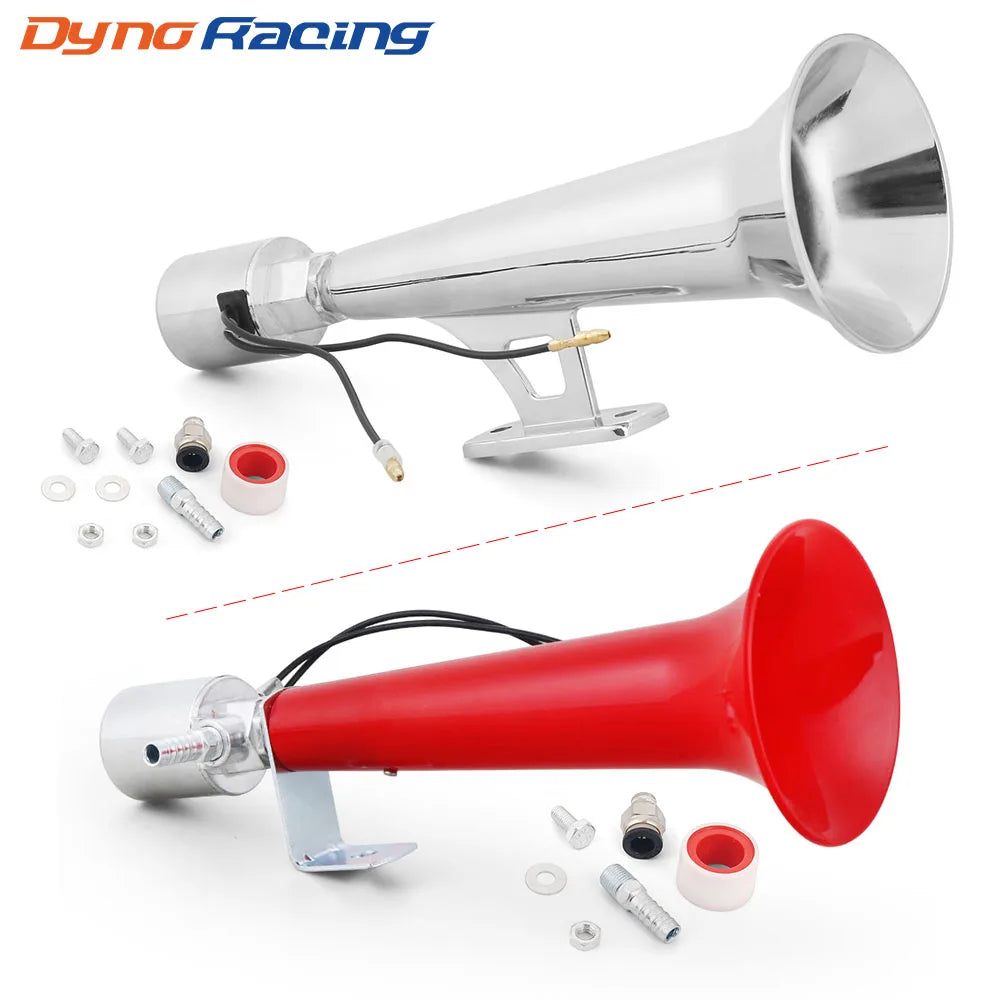 Car Air Horn Rustproof 450Hz 120dB Iron/plastic Truck Whistle Horn for 12V 24V Boat Yacht RV Motocycle Car Whistle Horn