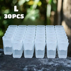15pcs Self Watering Plant Pots Mini Seedlings Pots Flowerpot Translucent Plastic Planters Plant Propagation Pot with Reservoir