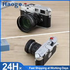 Haoge Bayonet Metal Round Lens Hood for Voigtlander APO-LANTHAR 35mm F2  VM,APO-LANTHAR 50mm F2 VM Lens Black