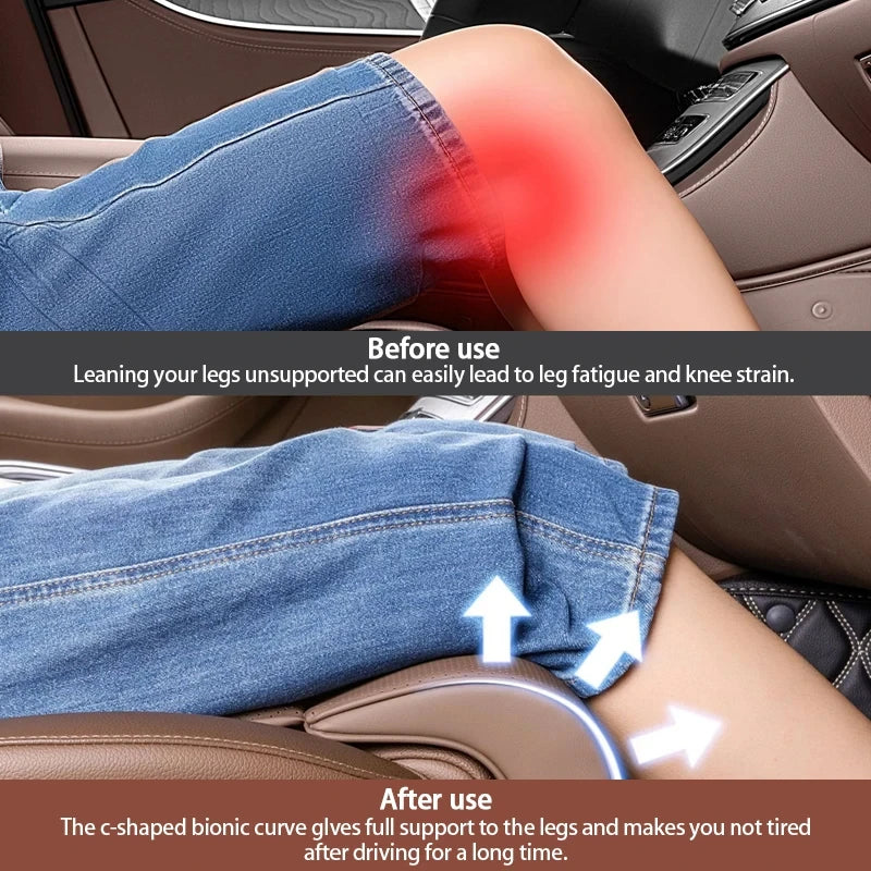 2026 Car Seat Cushion With Leg Support Universal Car Seat Protection Cover Breathable Thick Padding Mat Comfort Auto Seat