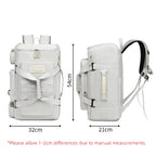 Large capacity fitness bag, travel backpack, dry wet separation shoulder bag, outdoor sports, fishing, yoga training bag