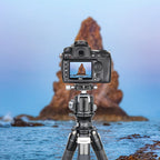 Weyllan Tripod Head LH5 Tripod Leveling Base 3s Fastly Adjusting Plate Horizontal Adjustment for Canon Nikon Sony DSLR Camera