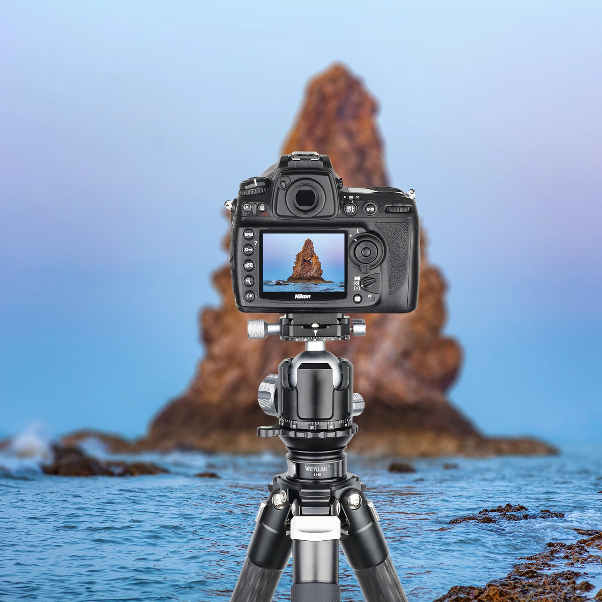 Weyllan Tripod Head LH5 Tripod Leveling Base 3s Fastly Adjusting Plate Horizontal Adjustment for Canon Nikon Sony DSLR Camera