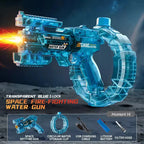 42cm Electric Water Gun High Pressure Auto Absorb Water Blaster, Blue/Green/Red/White