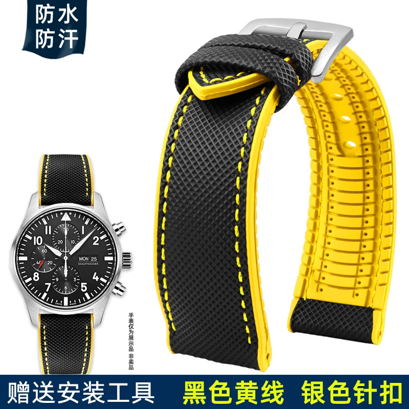 Black yellow-silver / 24mm