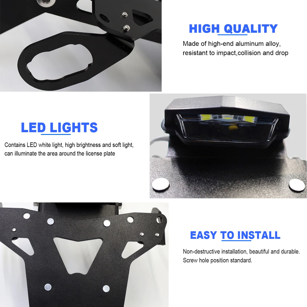 New For Z900 Z 900 2025 CNC aluminum motorcycle rear license plate holder tail tidy fender eliminator and license plate holder