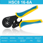 Tubular terminal crimping tool set small pliers VXC9 16-6N 2800pcs terminal precision electrical fixture kit 0.08-16mm²/ 28-5AWG