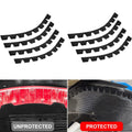 8PCS Car Front Bumper Scrape Guard Anti-Scratch Kit Scrape Protector Skid Plate DIY Protector Kit Car Front Lip Decorative Strip