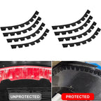 8PCS Car Front Bumper Scrape Guard Anti-Scratch Kit Scrape Protector Skid Plate DIY Protector Kit Car Front Lip Decorative Strip