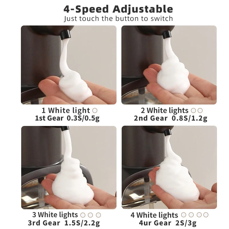 New Wall Mounted Automatic Soap Dispenser Foam Smart Hand Washing Machine 500ml Liquid Rechargeable Bathroom Induction Sensor