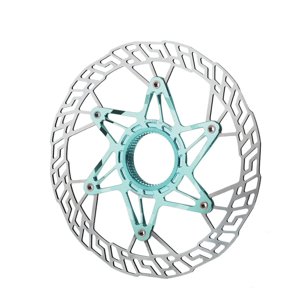 Chaser New 6-ULTRA G2 Ultralight Center Lock Disc Brake Discs Road Bike Gravel Disc Brake Disc 160/140mm Without Locking Cover