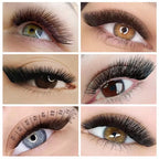 MASSCAKU L LU M Curl YY/W Shape Eyelash Extension Soft Lightweight Faux Mink Fibers 0.07mm Thickness 8–15mm Natural Volume Look