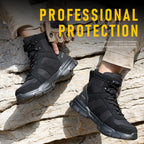 Light Breathable Protection Safety Shoes Men Steel Toe Cap Anti smash Work Shoes Anti-puncture Indestructible Man Safety Boots