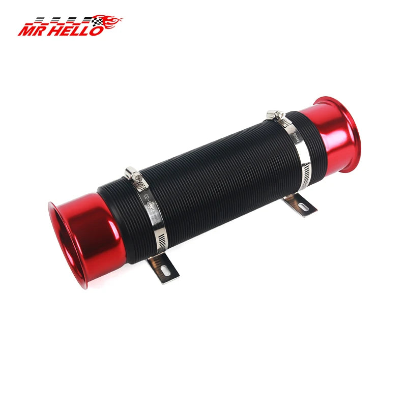 76MM Car Cold Air Turbo Intake Inlet Pipe Adjustable Flexible Duct Tube Hose Cold Feed Duct Pipe