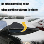 Car Snow Cover Extra Large Windshield Side Window Protector Covers For Snow Ice Sun Shade Dust Frost Freezing Accessories