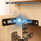 Magnetic Cabinet Catches Strong Adhesive Window Door Closer Latch Invisible Door Stopper Patch For Kitchen Bedroom Hardware Kit