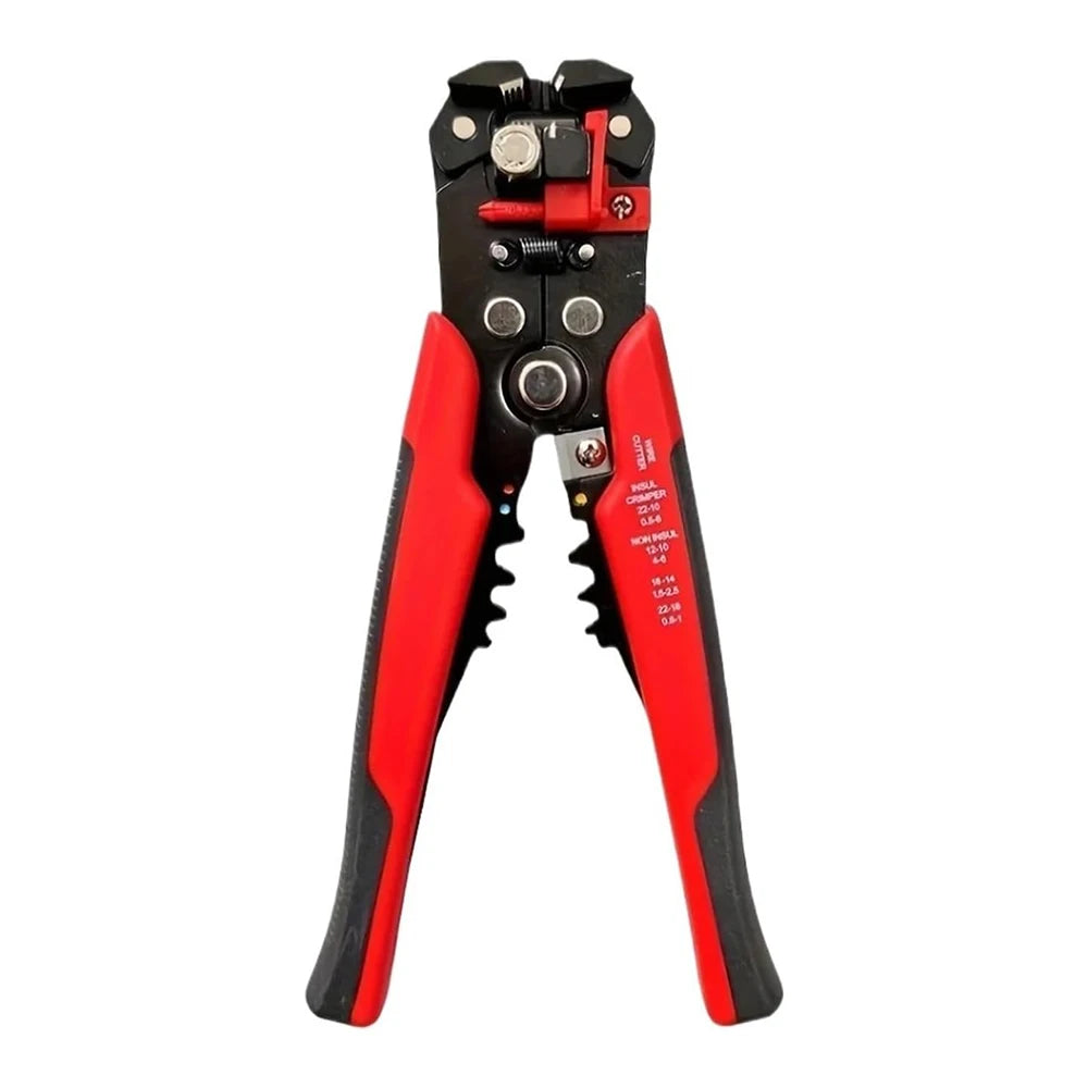 Self-Adjusting Wire Strippers and Crimper Tool,Hexagonal Self-Adjustable Ratchet Ferrule Crimping Tool Kit with Wire Terminals