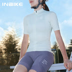 INBIKE New Summer Cycling  Jersey Women Lightweight Bicycle Clothing MTB Jersey with Pockets Quick Dry Bike Riding Shirt Clothes