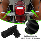 Rubber Rear Fork Boots Shock Absorber Covers Protector Gaiter Gators For Harley Touring Street Electra Glide Road King 1997-2013