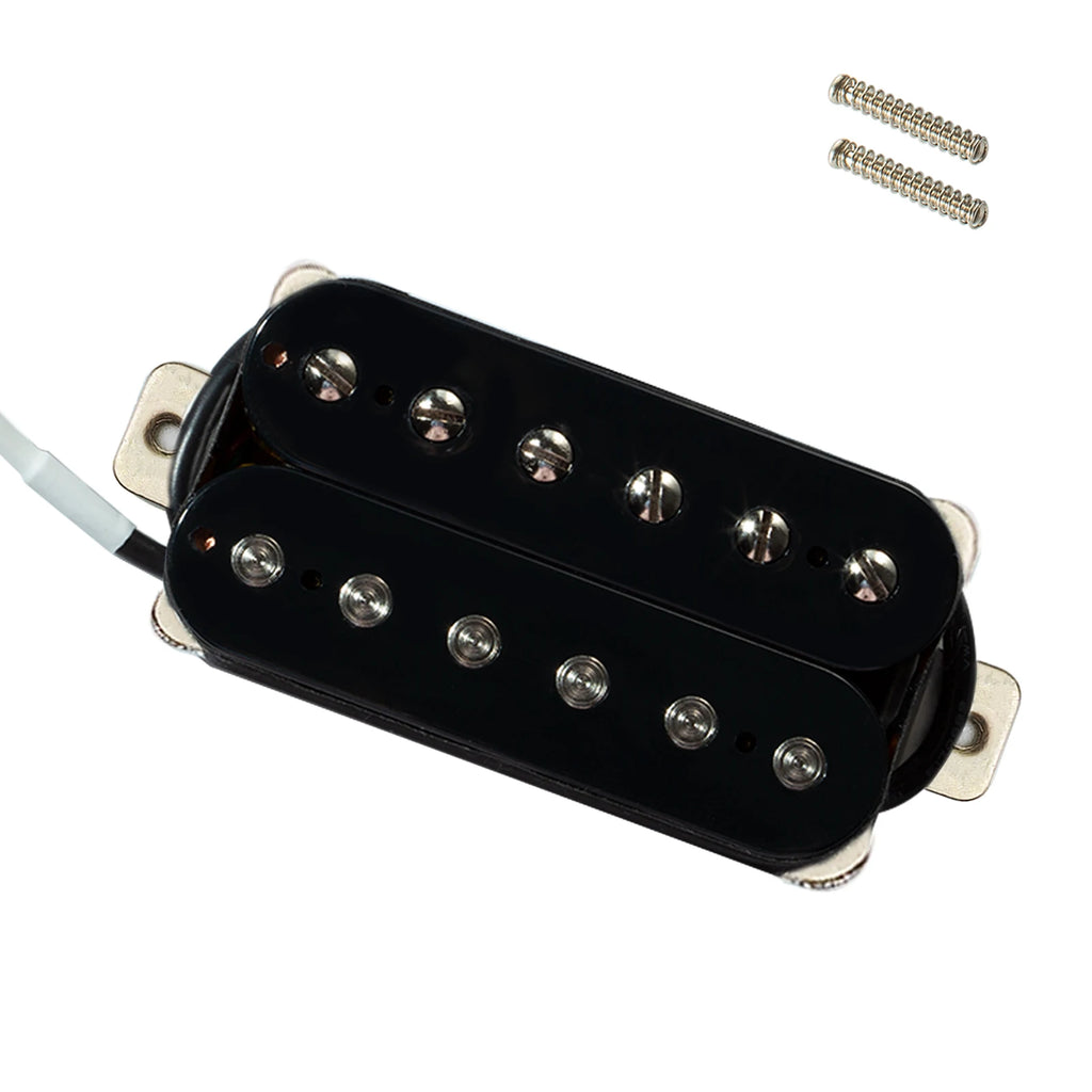 Phrilam Pro HH High output Alnico5 6 non &6 adjustable Humbucker Neck/50mm7.6K  Bridge/52mm Pickups8.8/16.5K for Electric Guitar