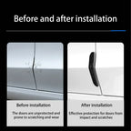 4PCS For Tesla Model 3 Y Juniper Highland 2025-2020 ABS Car Door Edge Stickers Anti-collision Strip Protection Decal Accessories