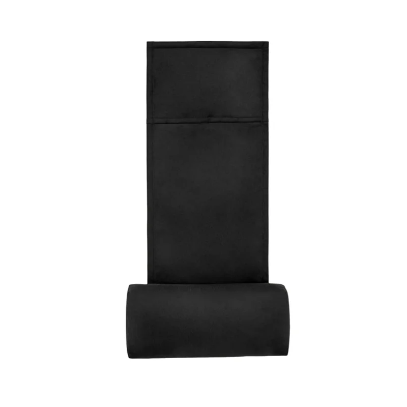 Recliner Headrest Neck Pillow Adjustable Non-Slip Velvet, Black or Gray