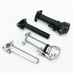 Litepro Folding Bike Telescopic Adjustable Stem 19-28cm Aluminum Alloy, Black or Silver