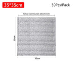 Aluminum Foil Thermal Insulated Food Delivery Bags 50pcs Pearl Cotton Liner, Multiple Sizes