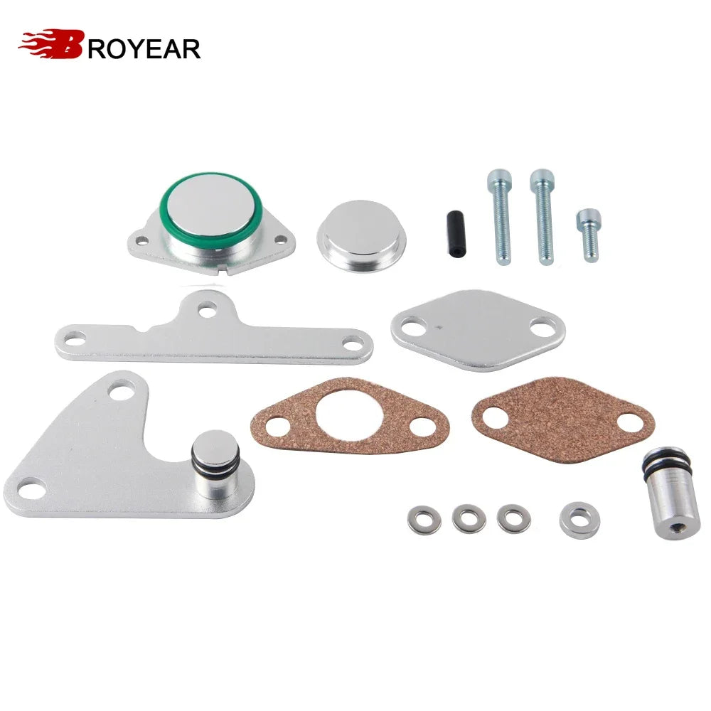 Broyear Valve Cover Gasket Kit Aluminum Silver for BMW 2.0 N47 N47S Diesel Engines