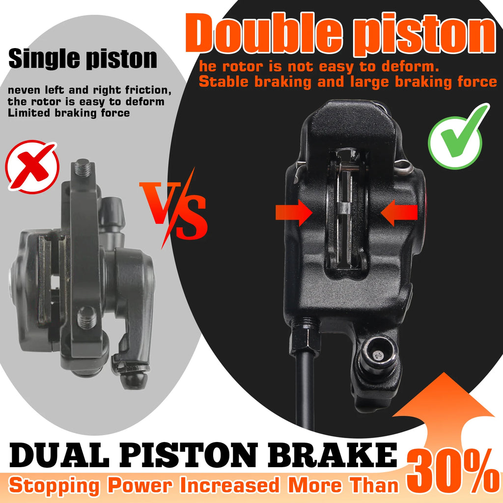 ZOOM HB-875 bicycle hydraulic disc brake set 800/1450mm bike hydraulic brakes 160mm bicycle oil pressure brake disc caliper