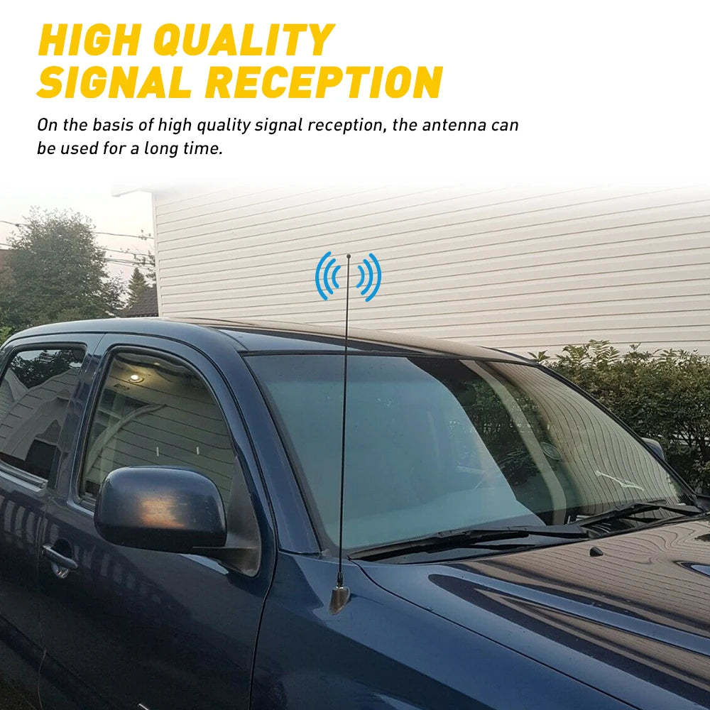 21Inch Car Antenna Automotive Universal Antenna Mast Black For Car SUV Pickup FM/AM Signal Aerial Amplified Antenna Mast Whip