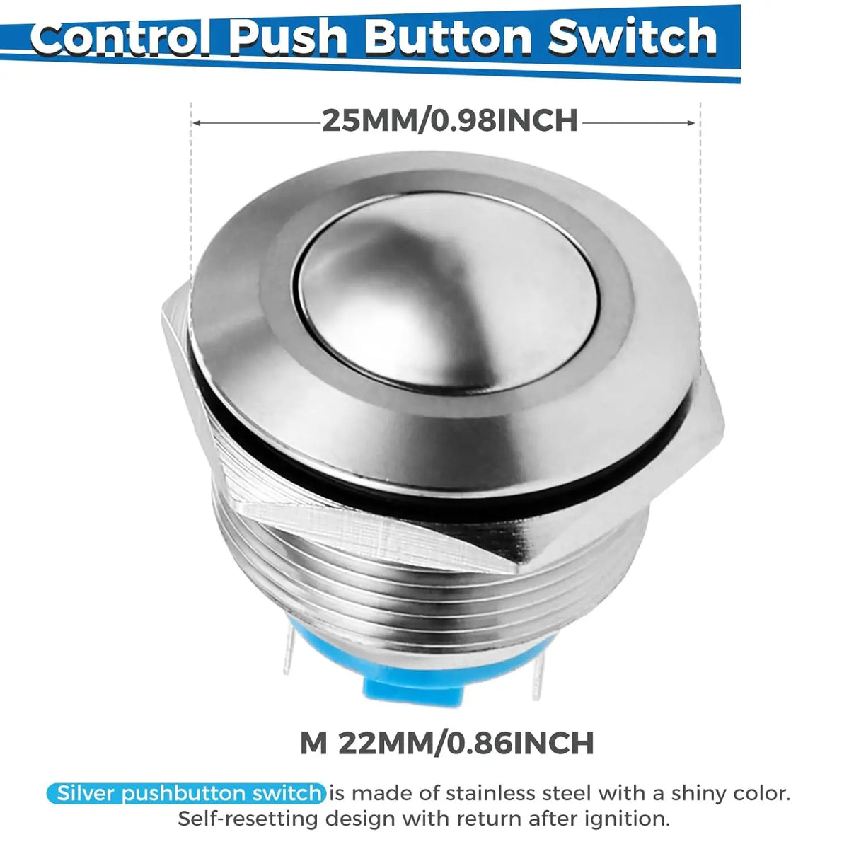 Gas Grill Push Button Igniter Switch with Spark Generator, 1pc Replacement