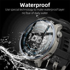 9H Tempered Glass for Amazfit Balance 2, Premium Screen Protector Durable HD Clear Anti-scratch Protection Film Accessories