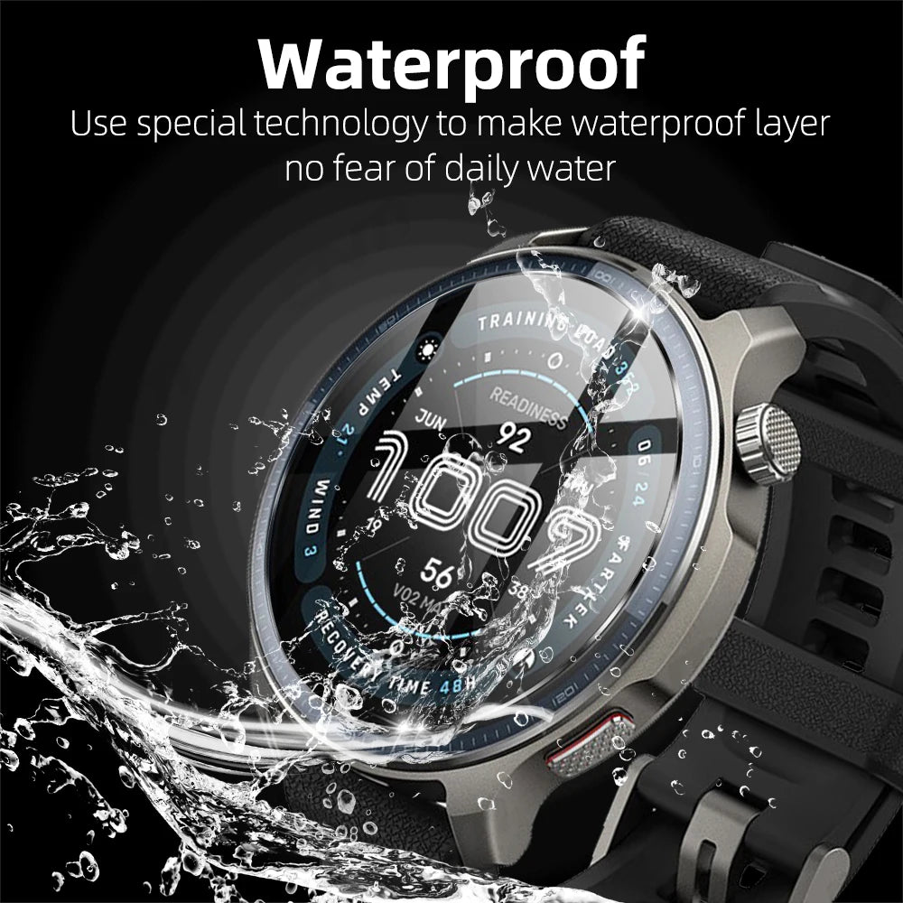 9H Tempered Glass for Amazfit Balance 2, Premium Screen Protector Durable HD Clear Anti-scratch Protection Film Accessories