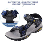 GOLDEN CAMEL Men's Sports Sandals Summer 2024 New Open Toe Sandal Waterproof Beach Shoes for Men Hiking Traveling Walking