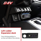 For Suzuki Jimny JB64 Sierra JB74W 2019 2024 Car Central Control Expands USB Type-C Charging Port With Atmosphere Light
