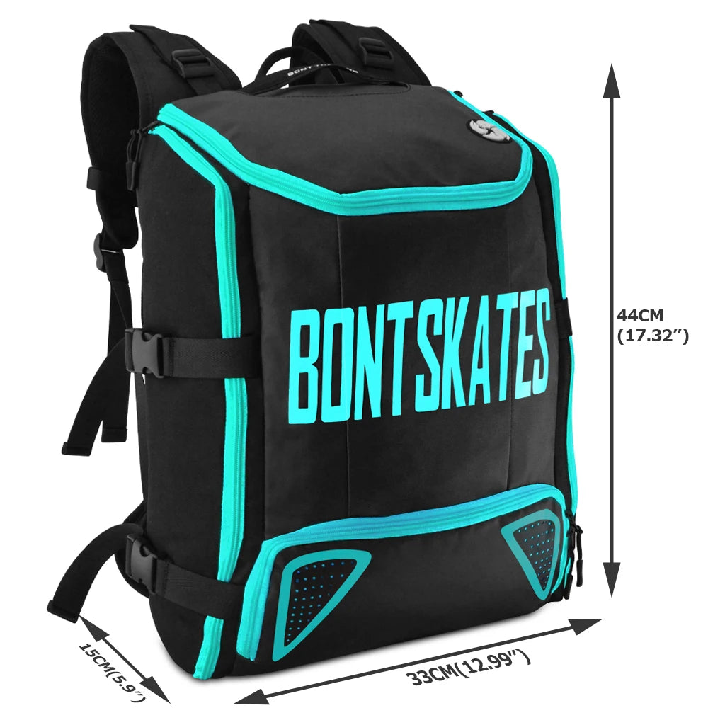 BONT Backpack Travel Bag Inline Ice Roller Speed Skating Roller Skates backpack Training backpack outdoor backpack Park Skates