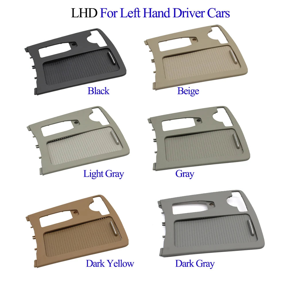 LHD RHD Car Central Armrest Drink Cup Holder Cover Outer Panel For Mercedes Benz C E Class W204 W212 W207 C200 C300  E260 E300